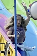 KENDRA WILKINSON at Whizin Market Square Carnival in Calabasas 09/03/2023
