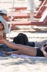 KERRY KATONA in Swimsuit at a Beach in Marbella 09/01/2023