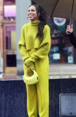 KERRY WASHINGTON at a Photoshoot at Times Square in New York 09/26/2023
