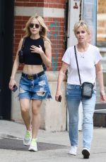 KIERNAN SHIPKA Out with Her Mother in New York 09/09/2023