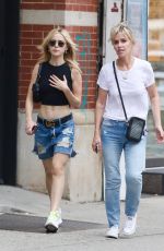 KIERNAN SHIPKA Out with Her Mother in New York 09/09/2023