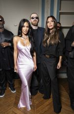 KIM KARDASHIAN and VICTORIA BECKHAM at Victoria Beckham Fashion Show in Paris 09/29/2023