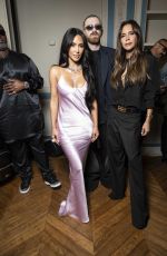 KIM KARDASHIAN and VICTORIA BECKHAM at Victoria Beckham Fashion Show in Paris 09/29/2023