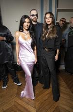KIM KARDASHIAN and VICTORIA BECKHAM at Victoria Beckham Fashion Show in Paris 09/29/2023
