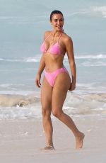 KIM KARDASHIAN in Bikini at a Beach in Turks and Caicos 09/08/2023