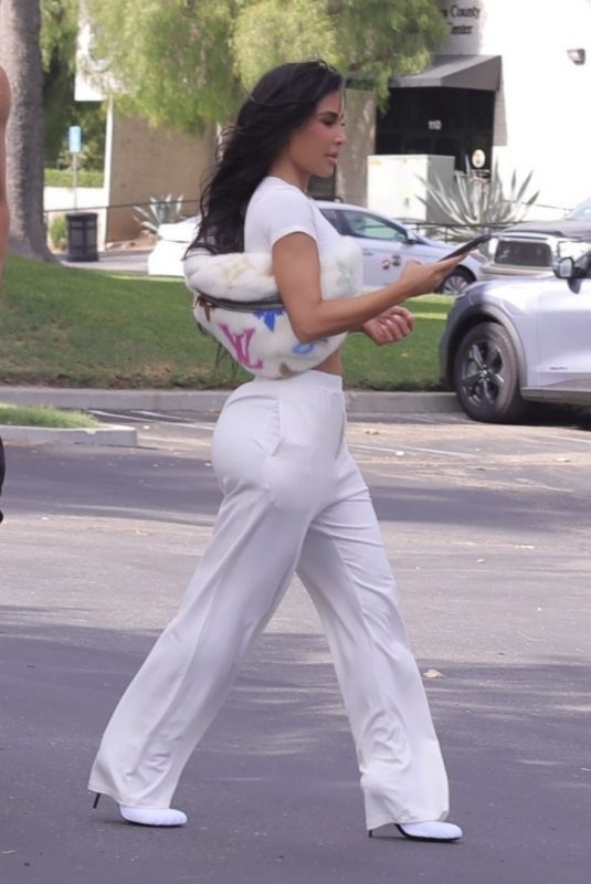 KIM KARDASHIAN Leaves Office in Los Angeles 09/28/2023