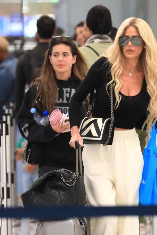 KIM ZOLCIAK and BRIELLE BIERMANN at LAX Airport 09/02/2023