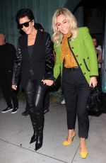 KRIS JENNER Out for Dinner at Caviar Kaspia in West Hollywood 09/19/2023