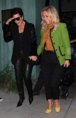 KRIS JENNER Out for Dinner at Caviar Kaspia in West Hollywood 09/19/2023