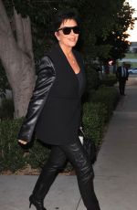 KRIS JENNER Out for Dinner at Caviar Kaspia in West Hollywood 09/19/2023