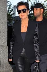 KRIS JENNER Out for Dinner at Caviar Kaspia in West Hollywood 09/19/2023