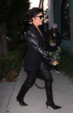KRIS JENNER Out for Dinner at Caviar Kaspia in West Hollywood 09/19/2023