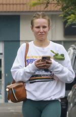 KRISTEN BELL Arrives at Metamorphosis Studio in Los Feliz 09/15/2023