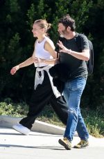 KRISTEN BELL Out Chat with a Friend During a Morning Walk in Los Feliz 09/29/2023
