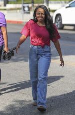 KYLA PRATT Arrives at The Ivy in West Hollywood 09/21/2023