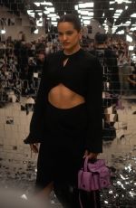 KYLIE JENNER and ROSALIA at Acne Studios Show in Paris 09/27/2023