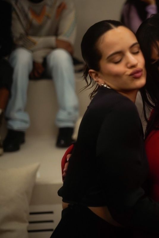 KYLIE JENNER and ROSALIA at Acne Studios Show in Paris 09/27/2023