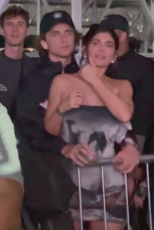 KYLIE JENNER and Timothee Chalamet at Beyonce