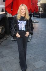 KYLIE MIMOGUE Arrives at Capital Radio in London 09/22/2023
