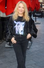 KYLIE MIMOGUE Arrives at Capital Radio in London 09/22/2023