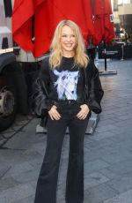 KYLIE MIMOGUE Arrives at Capital Radio in London 09/22/2023