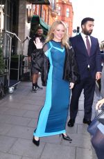 KYLIE MINOGUE Out to Promotes Her New Album in London 09/25/2023