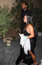 LAIS RIBEIRO and Joakim Noah on a Dinner at Fleur Room in West Hollywood 09/08/2023