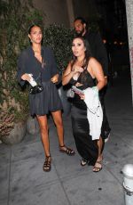 LAIS RIBEIRO and Joakim Noah on a Dinner at Fleur Room in West Hollywood 09/08/2023