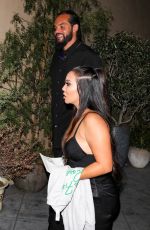 LAIS RIBEIRO and Joakim Noah on a Dinner at Fleur Room in West Hollywood 09/08/2023