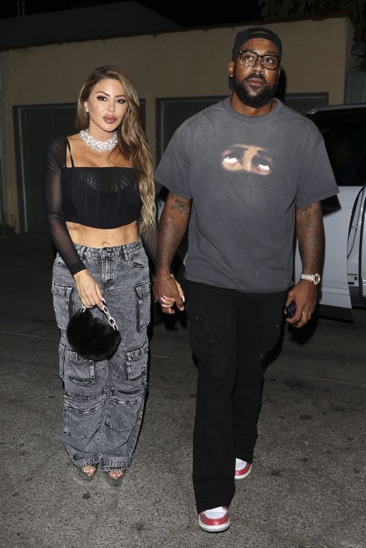 LARSA PIPPEN and Marcus Jordan Leaves Craig’s in West Hollywood 09/16/2023