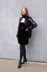 LARSEN THOMPSON at Emporio Armani Fashion Show at Milan Fashion Week 09/21/2023