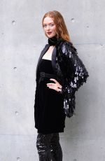 LARSEN THOMPSON at Emporio Armani Fashion Show at Milan Fashion Week 09/21/2023