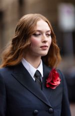 LARSEN THOMPSON at Philosophy by Lorenzo Serafini Fashion Show in Milan 09/22/2023