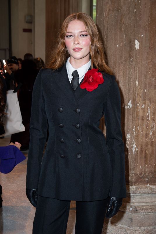 LARSEN THOMPSON at Philosophy by Lorenzo Serafini Fashion Show in Milan 09/22/2023
