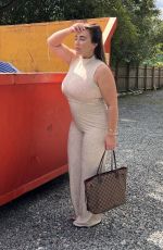 LAUREN GOODGER Looking for Something in a Skip Near Her House 09/10/2023