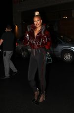 LAVERNE COX Arrives at LaQuan Smith Show at New York Fashion Week 09/11/2023