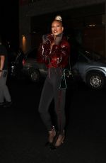 LAVERNE COX Arrives at LaQuan Smith Show at New York Fashion Week 09/11/2023