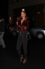 LAVERNE COX Arrives at LaQuan Smith Show at New York Fashion Week 09/11/2023