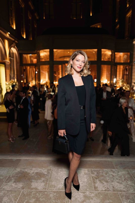 LEA SEYDOUX at Ritz Paris 125th Anniversary Gold Gala 09/14/2023