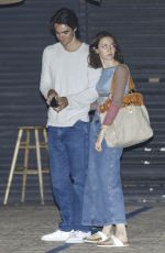 LESLIE MANN and IRIS APATOW Leaves Nobu in Malibu 09/16/2023