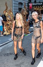 LILA GRACE MOSS and IRIS LAW Arrives at Victoria