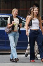 LILA GRACE MOSS Out with Friends in New York 09/22/2023