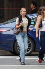 LILA GRACE MOSS Out with Friends in New York 09/22/2023