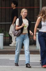 LILA GRACE MOSS Out with Friends in New York 09/22/2023