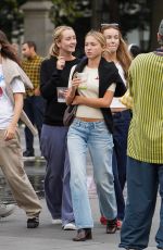 LILA GRACE MOSS Out with Friends in New York 09/22/2023