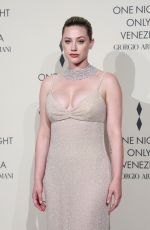 LILI REINHART at Giorgio Armani One Night in Venice Photocall 09/02/2023