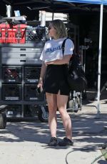 LILI REINHART on Set Filming a Secret Project in Los Angeles 09/07/2023