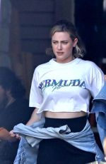 LILI REINHART on Set Filming a Secret Project in Los Angeles 09/07/2023
