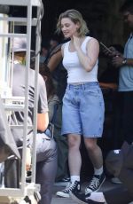 LILI REINHART on the Set of Hal and Harper in Los Angeles 09/11/2023