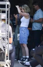 LILI REINHART on the Set of Hal and Harper in Los Angeles 09/11/2023